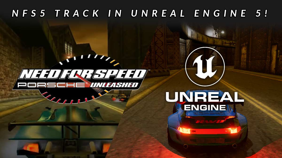 Importing a NFS5 PU track into Unreal Engine 5