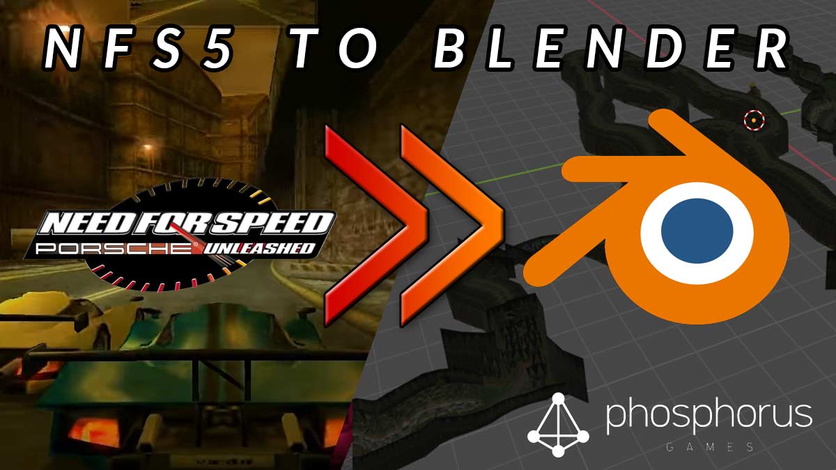 Converting a NFS5 PU track to blender